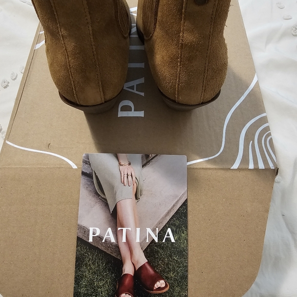 New in Box Patina x Portland Leather Goods "Dakota" Western ankle boot - Picture 7 of 9